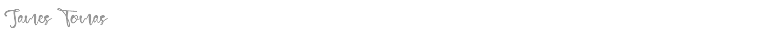 James Tomas font preview